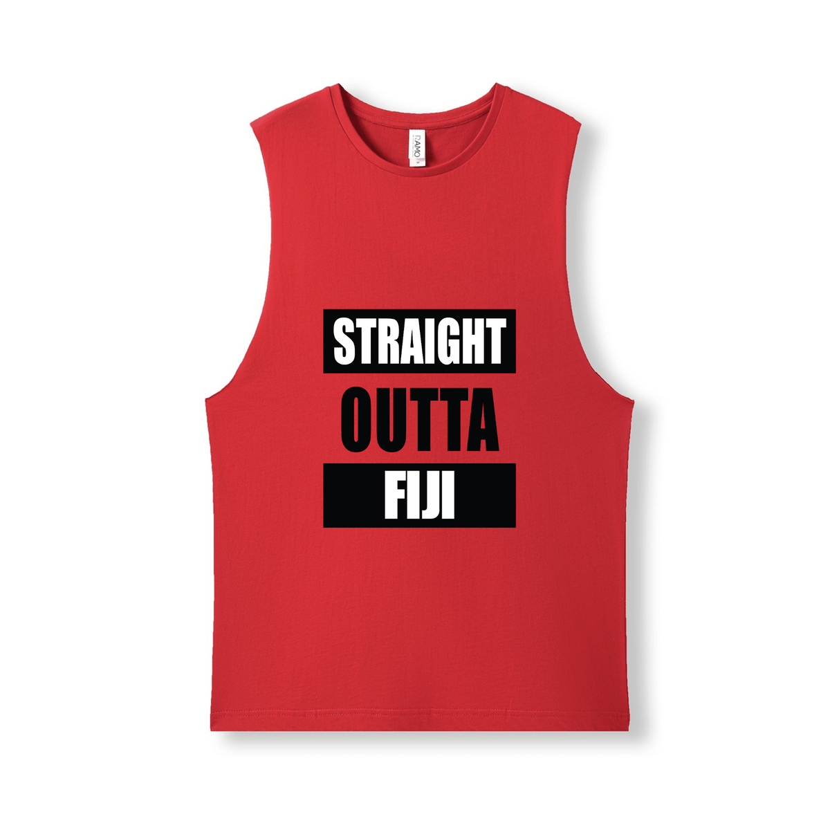 STRAIGHT OUTTA FIJI | UNISEX COTTON TANK - Stick N It