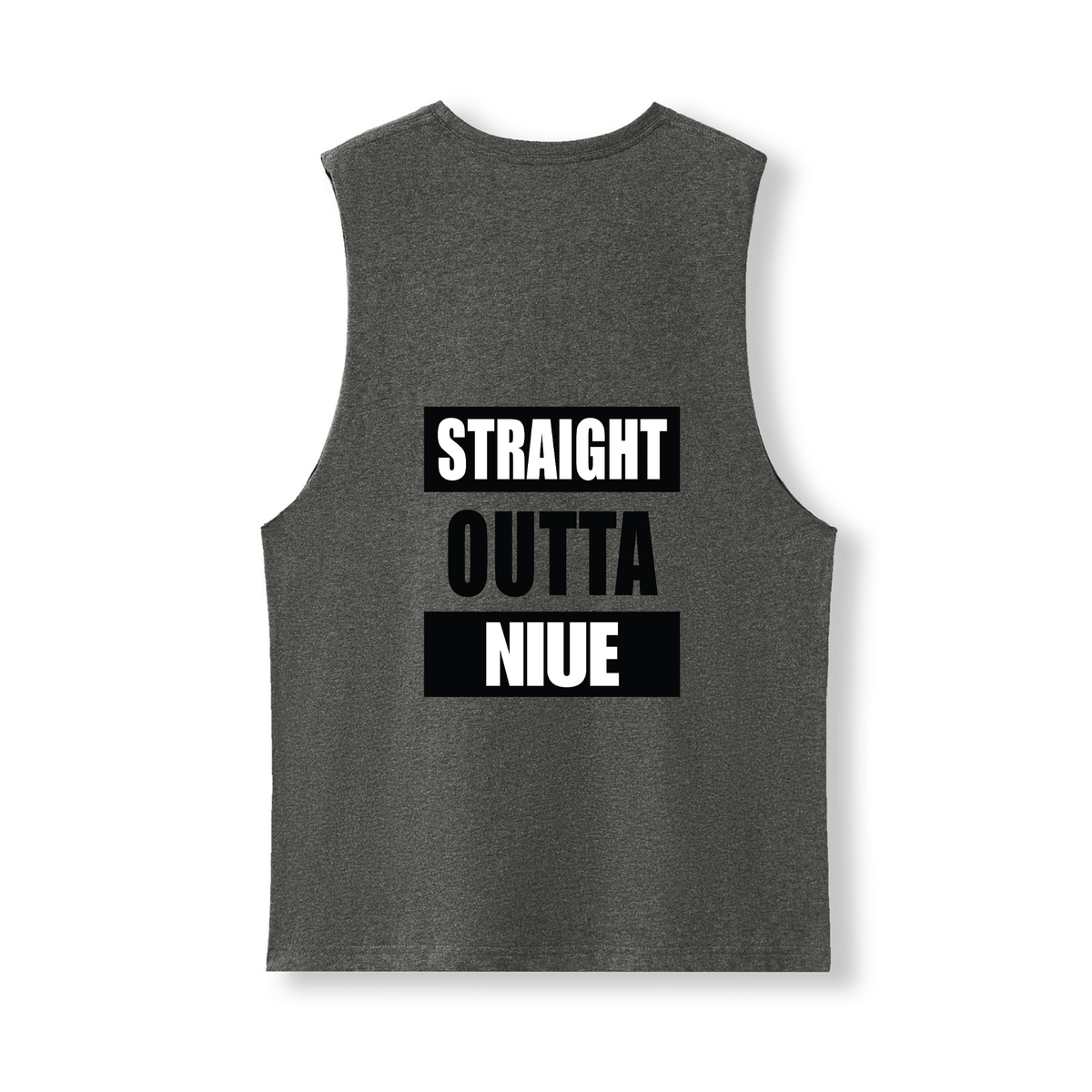 STRAIGHT OUTTA NIUE | UNISEX COTTON TANK - Stick N It
