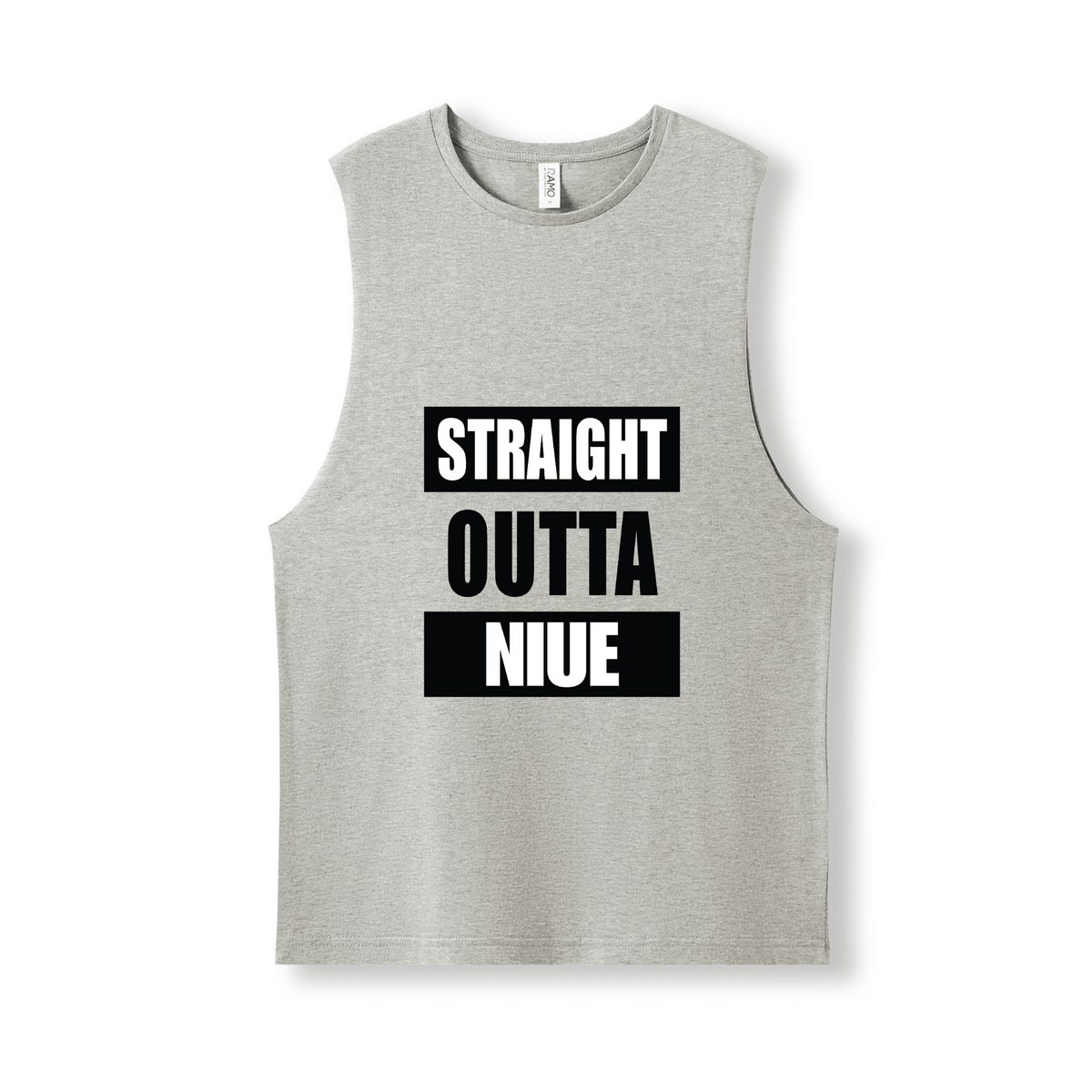 STRAIGHT OUTTA NIUE | UNISEX COTTON TANK - Stick N It