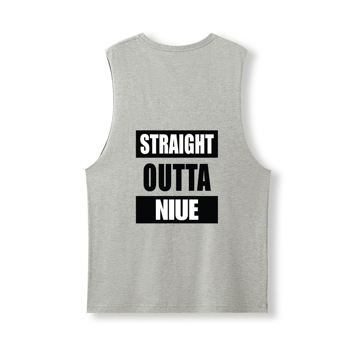 STRAIGHT OUTTA NIUE | UNISEX COTTON TANK - Stick N It
