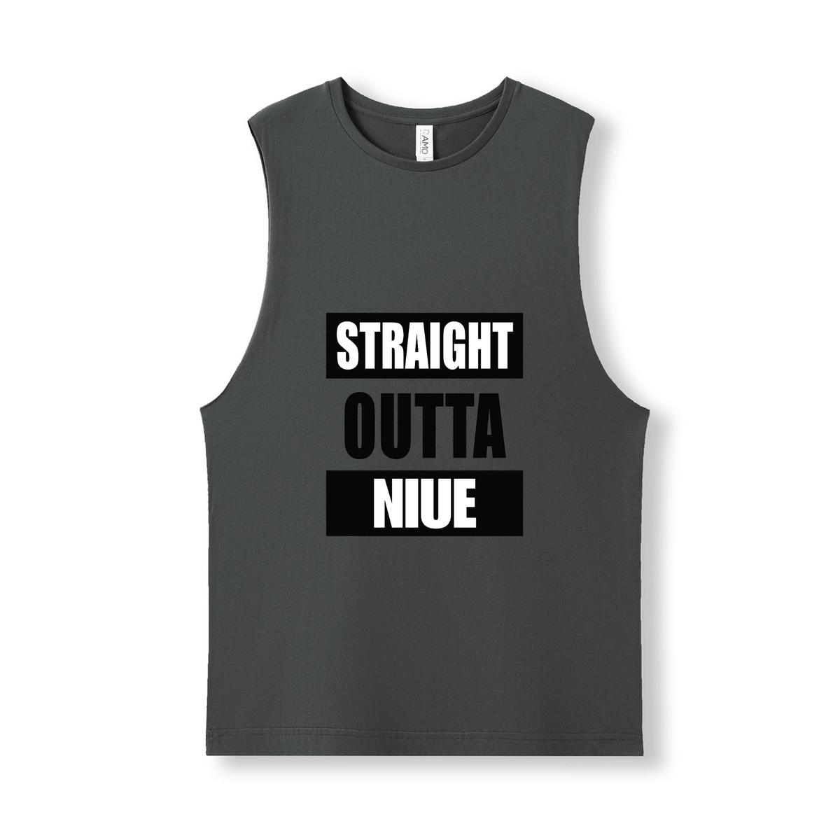 STRAIGHT OUTTA NIUE | UNISEX COTTON TANK - Stick N It