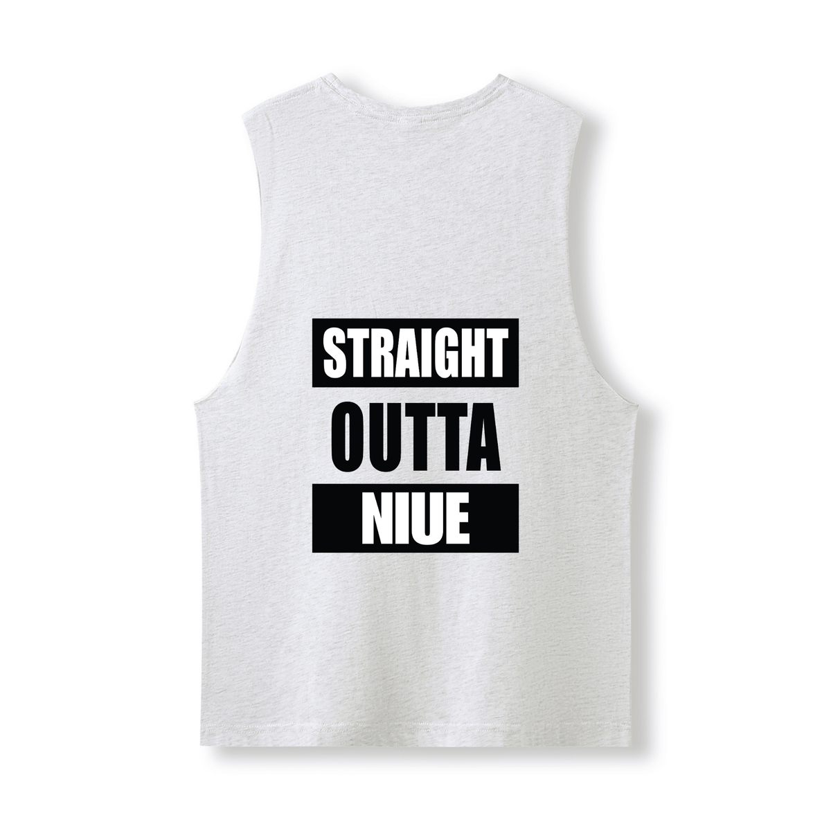 STRAIGHT OUTTA NIUE | UNISEX COTTON TANK - Stick N It
