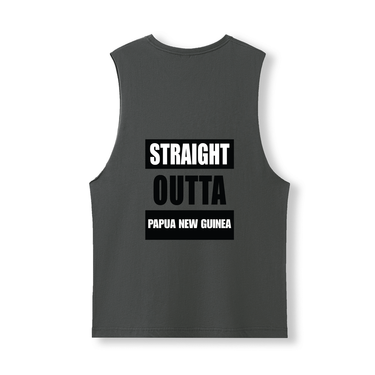 STRAIGHT OUTTA PAPUA NEW GUINEA | UNISEX COTTON TANK - Stick N It