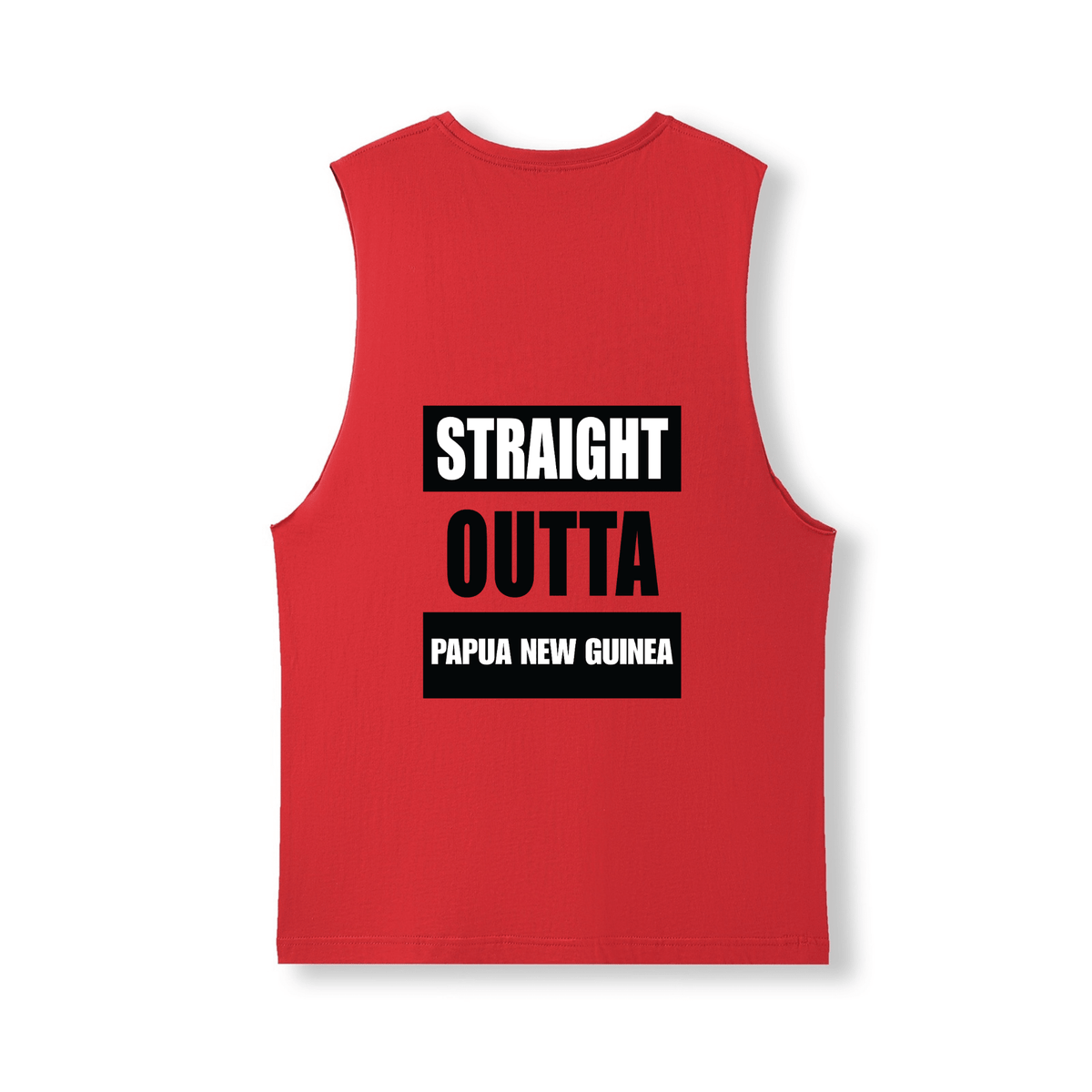 STRAIGHT OUTTA PAPUA NEW GUINEA | UNISEX COTTON TANK - Stick N It