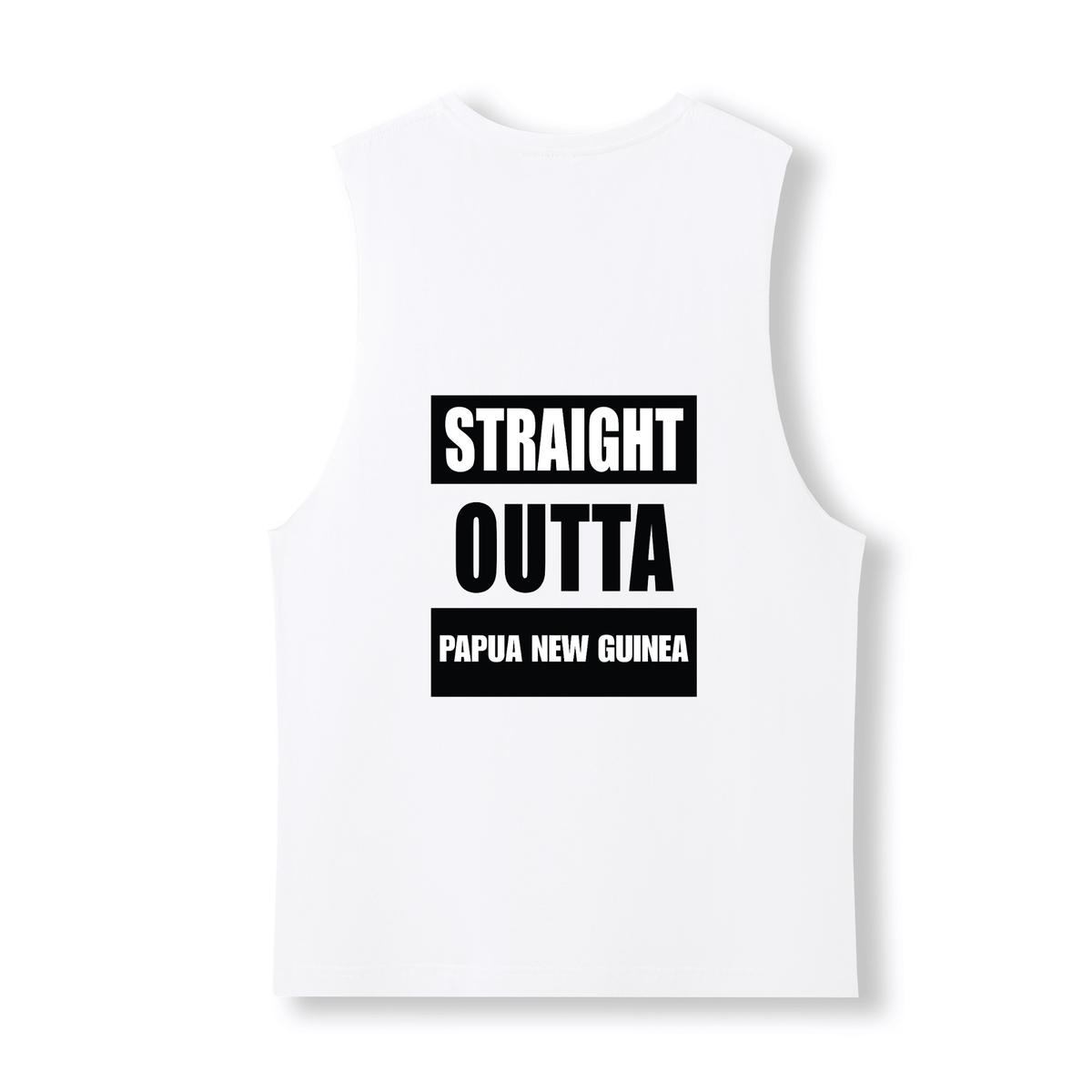 STRAIGHT OUTTA PAPUA NEW GUINEA | UNISEX COTTON TANK - Stick N It