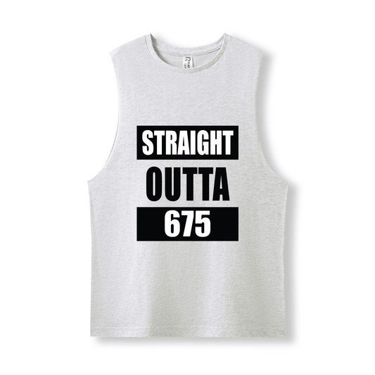 STRAIGHT OUTTA 675 | UNISEX COTTON TANK - Stick N It
