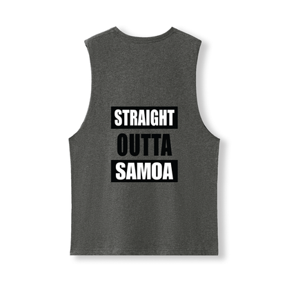 STRAIGHT OUTTA SAMOA | UNISEX COTTON TANK - Stick N It