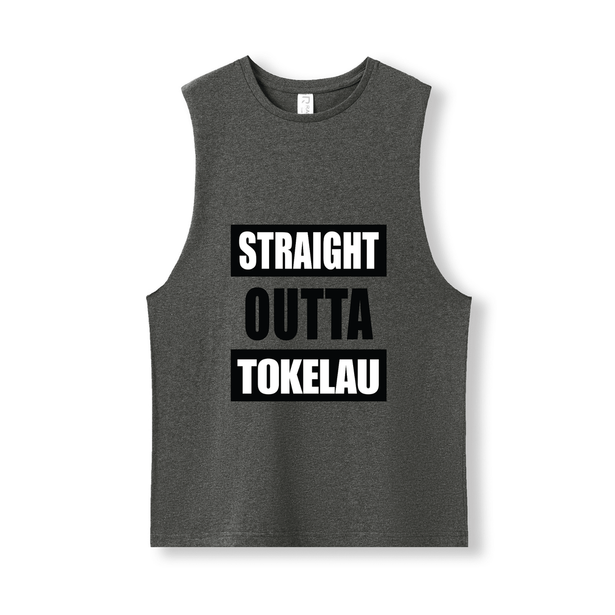 STRAIGHT OUTTA TOKELAU | UNISEX COTTON TANK - Stick N It