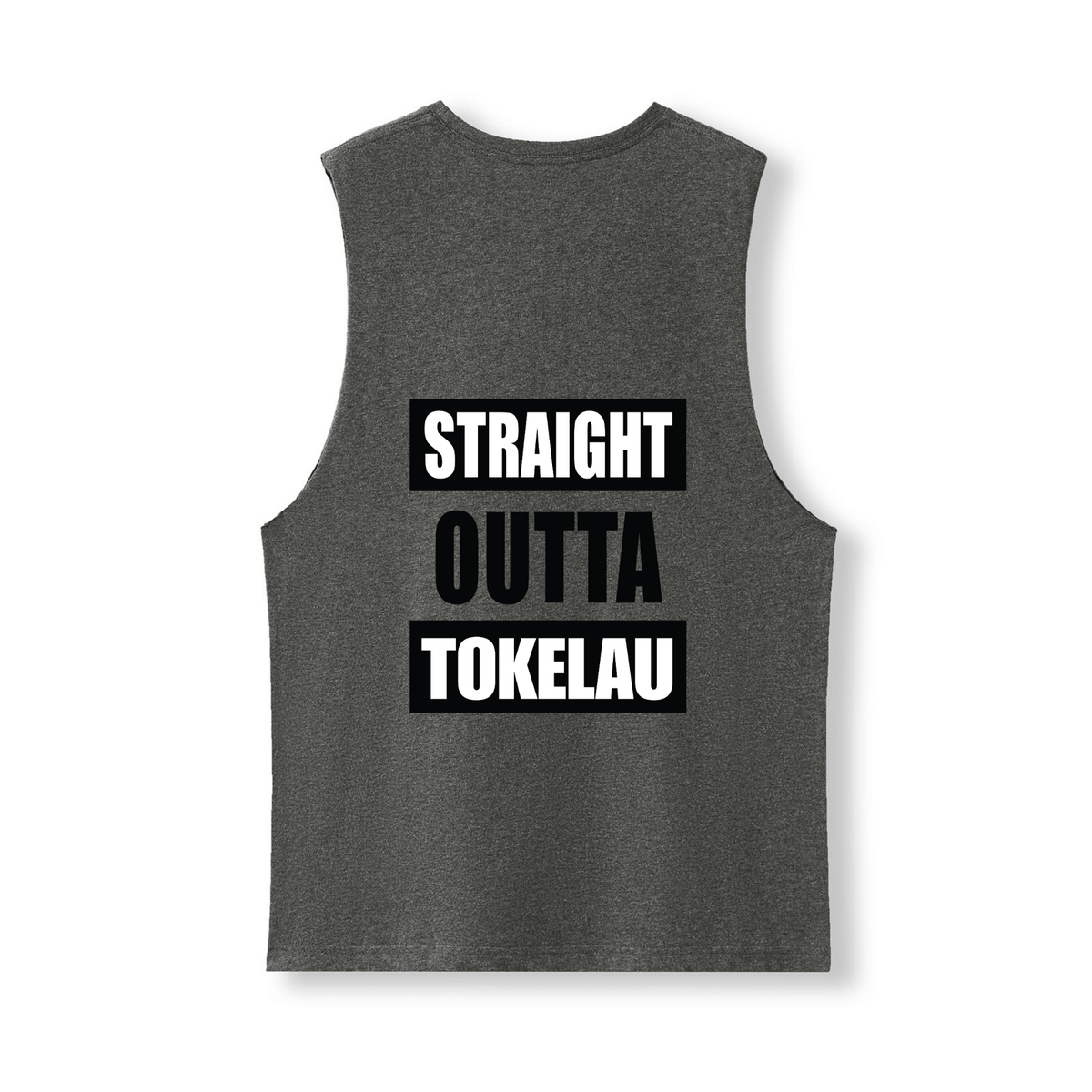 STRAIGHT OUTTA TOKELAU | UNISEX COTTON TANK - Stick N It