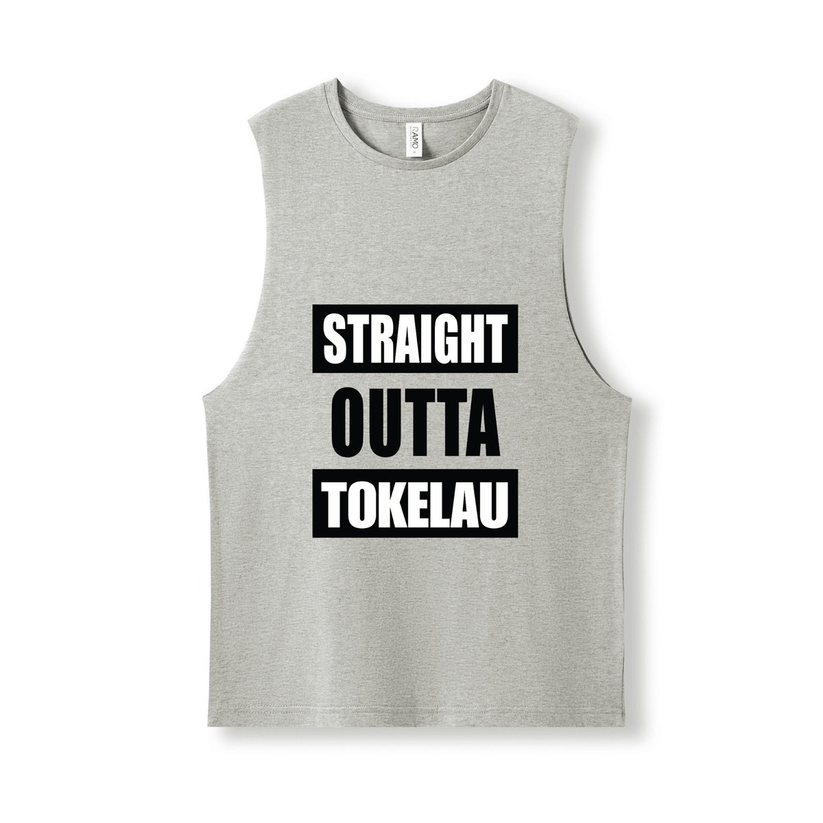 STRAIGHT OUTTA TOKELAU | UNISEX COTTON TANK - Stick N It