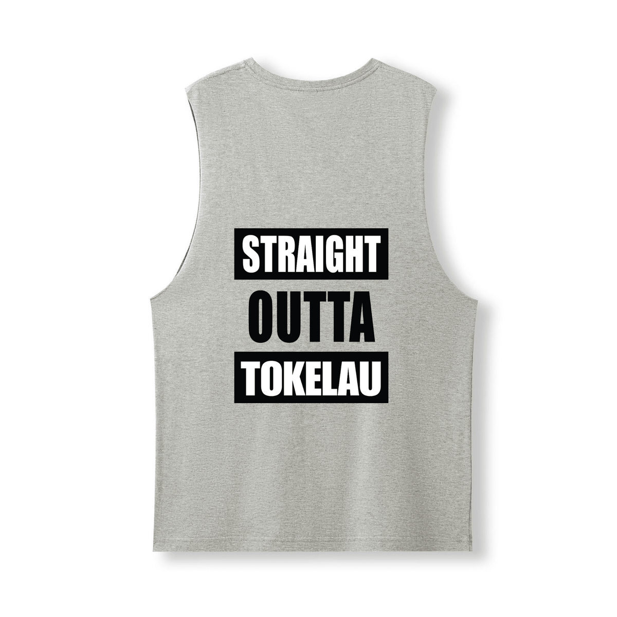 STRAIGHT OUTTA TOKELAU | UNISEX COTTON TANK - Stick N It