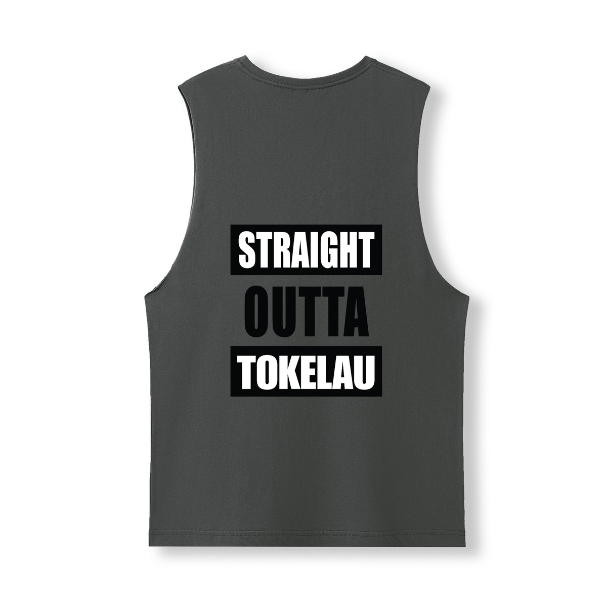 STRAIGHT OUTTA TOKELAU | UNISEX COTTON TANK - Stick N It