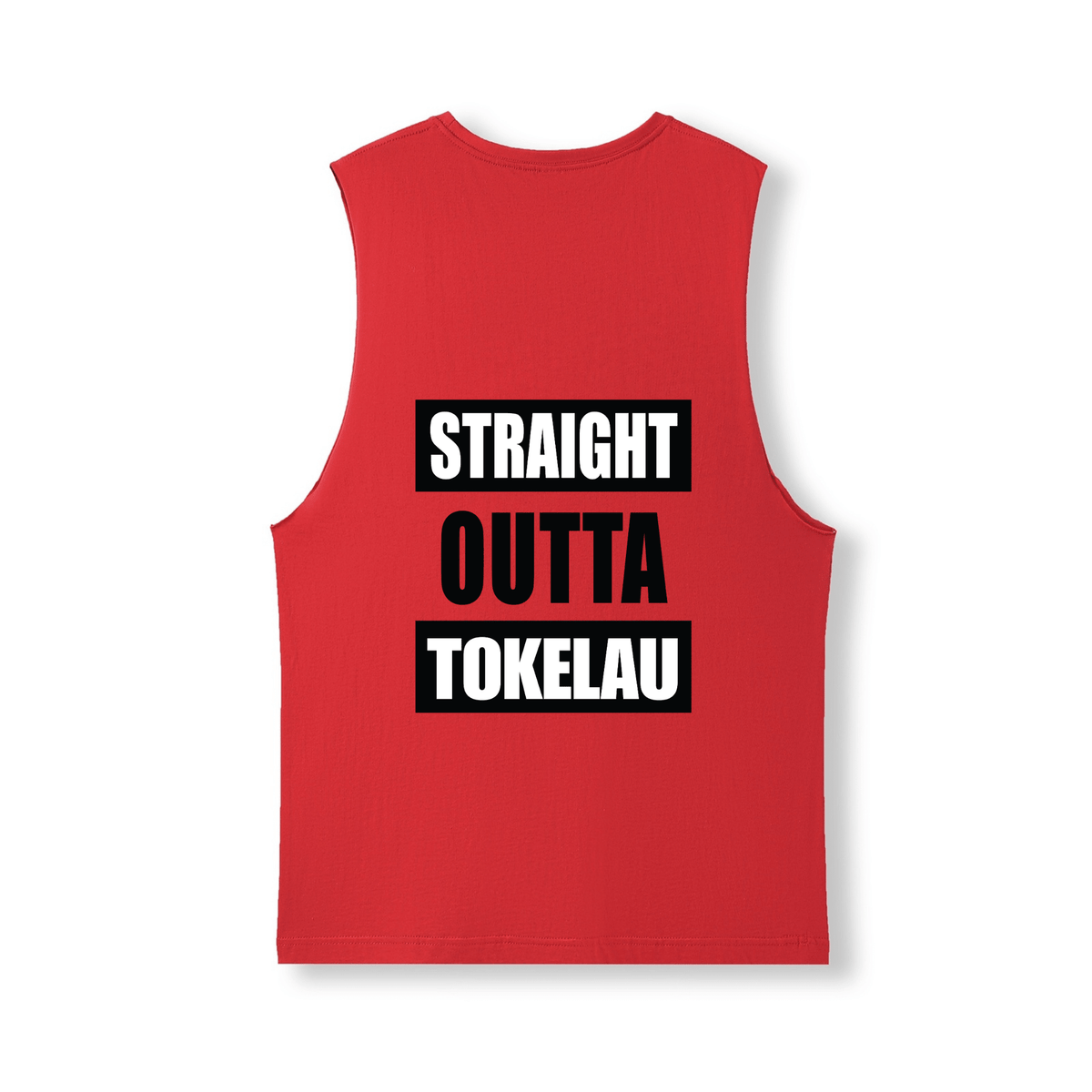 STRAIGHT OUTTA TOKELAU | UNISEX COTTON TANK - Stick N It