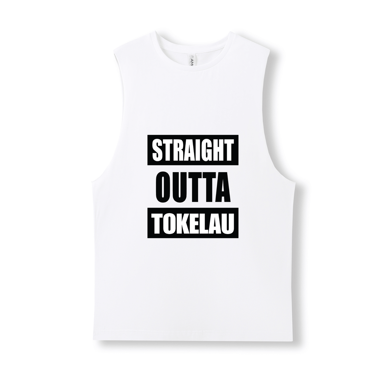 STRAIGHT OUTTA TOKELAU | UNISEX COTTON TANK - Stick N It