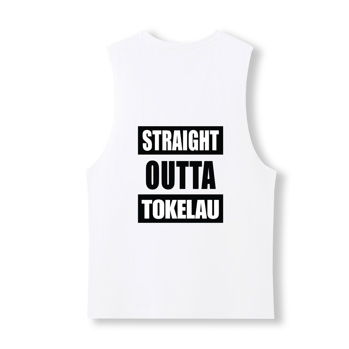 STRAIGHT OUTTA TOKELAU | UNISEX COTTON TANK - Stick N It