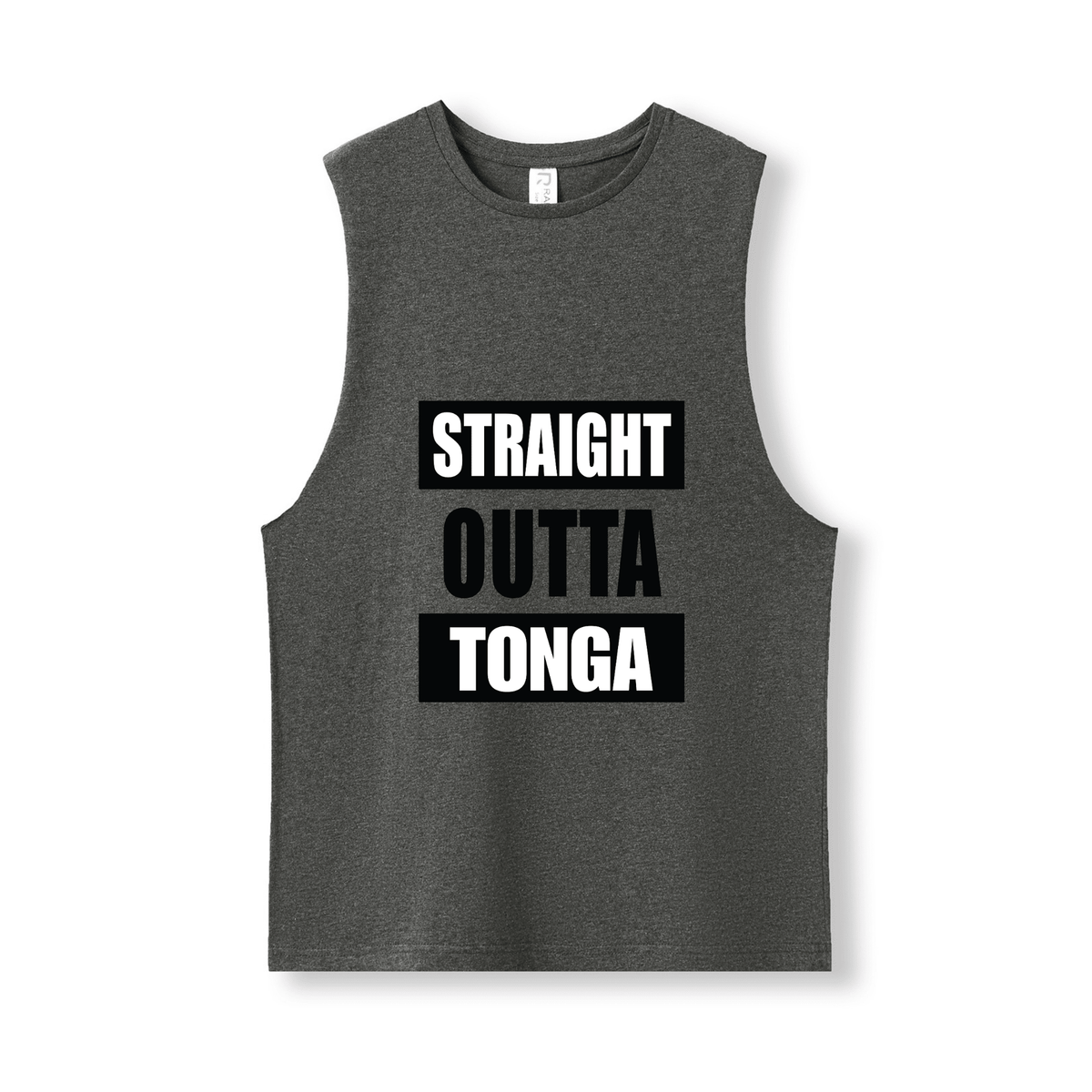 STRAIGHT OUTTA TONGA | UNISEX COTTON TANK - Stick N It