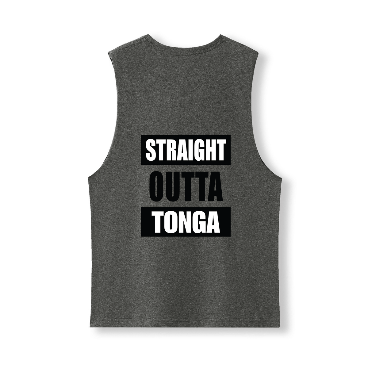 STRAIGHT OUTTA TONGA | UNISEX COTTON TANK - Stick N It