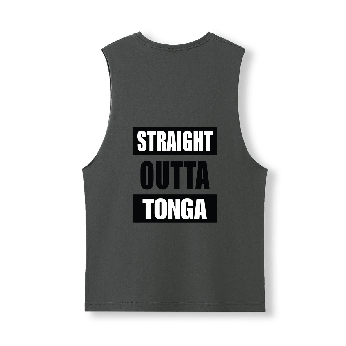STRAIGHT OUTTA TONGA | UNISEX COTTON TANK - Stick N It