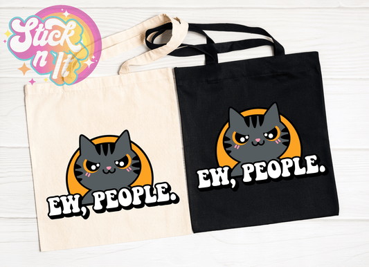 EW, PEOPLE REUSABLE TOTE BAG - Stick N It