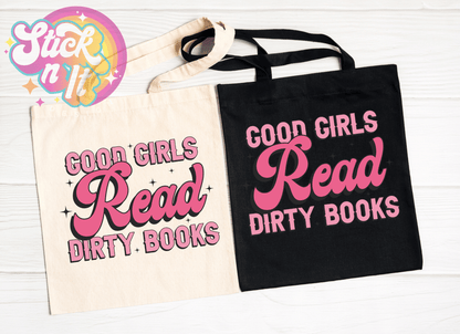 SPICY BOOKISH REUSABLE TOTE BAGS - Stick N It