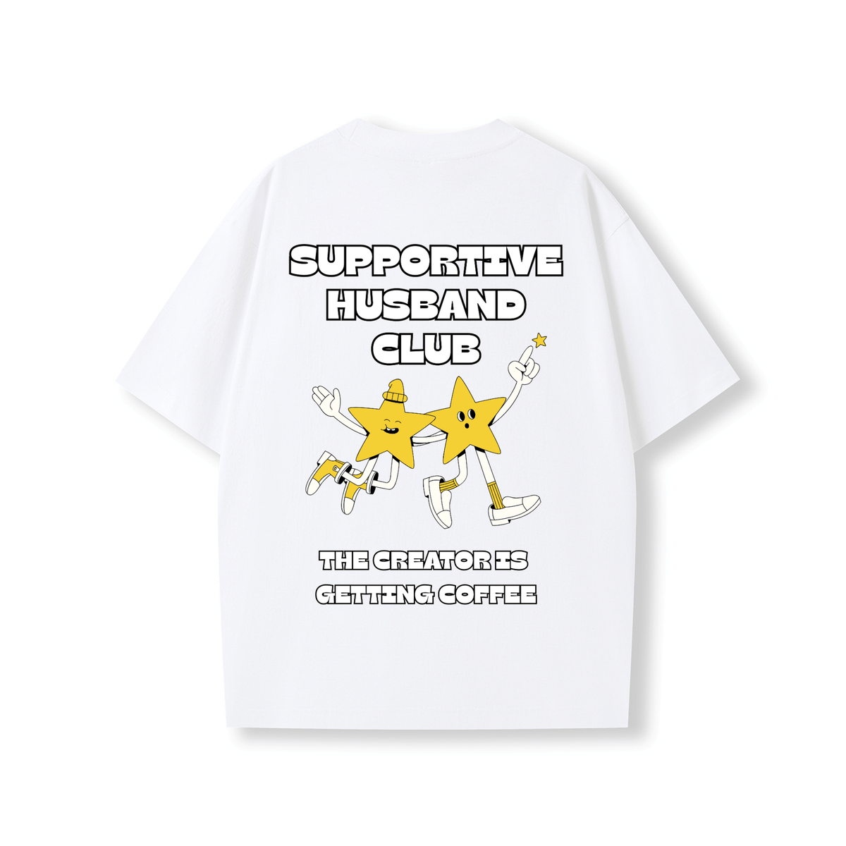 SUPPORTIVE HUSBAND CLUB OVERSIZE SHIRT - Stick N It