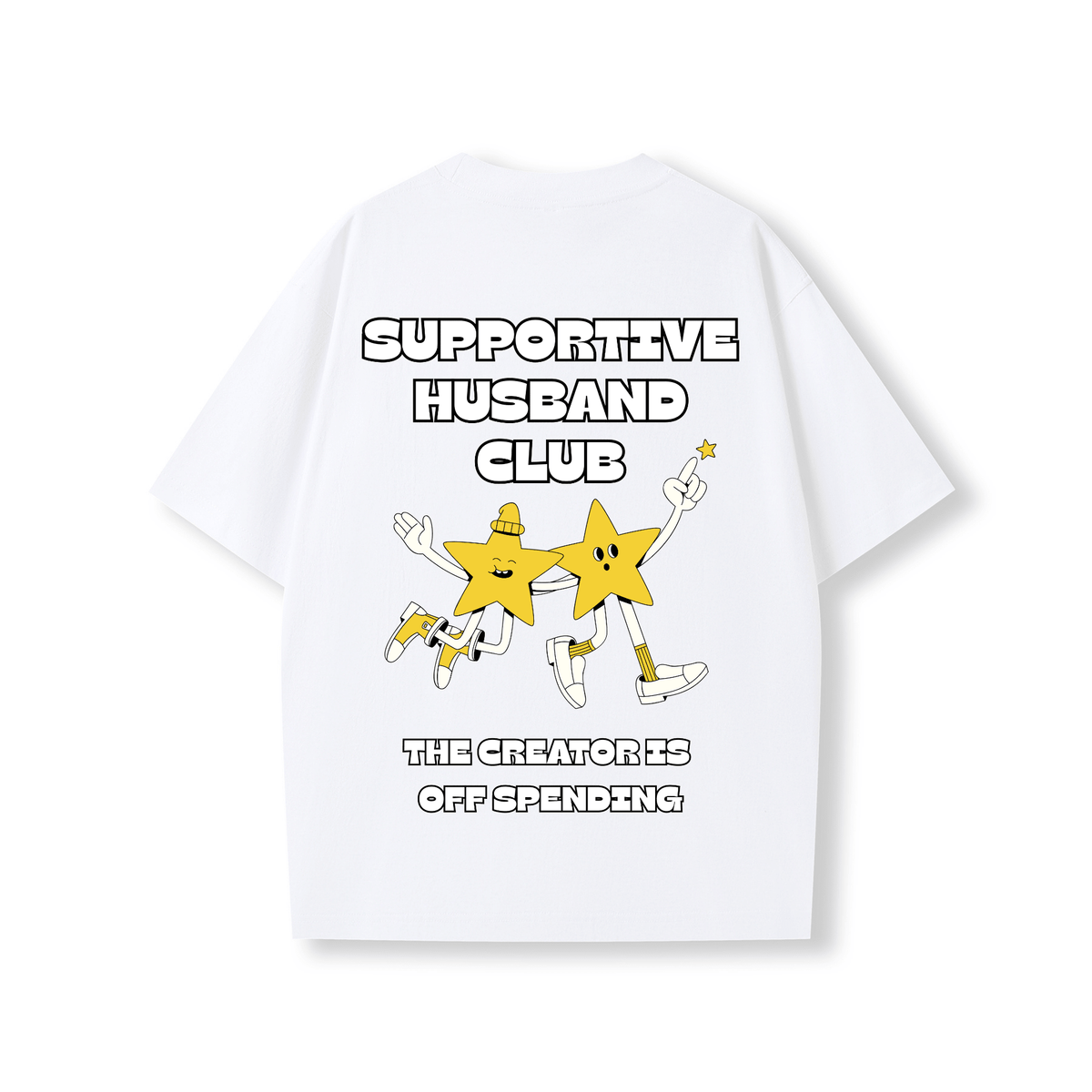 SUPPORTIVE HUSBAND CLUB OVERSIZE SHIRT - Stick N It