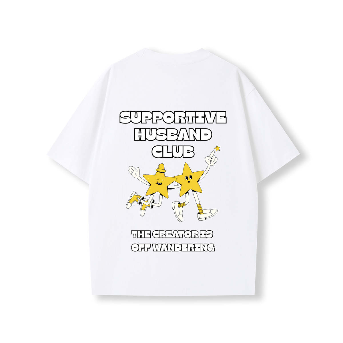 SUPPORTIVE HUSBAND CLUB OVERSIZE SHIRT - Stick N It