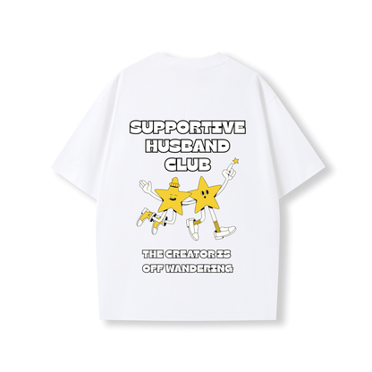 SUPPORTIVE HUSBAND CLUB OVERSIZE SHIRT - Stick N It