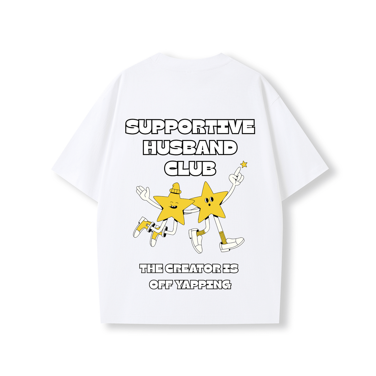 SUPPORTIVE HUSBAND CLUB OVERSIZE SHIRT - Stick N It