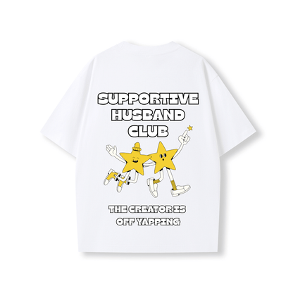 SUPPORTIVE HUSBAND CLUB OVERSIZE SHIRT - Stick N It