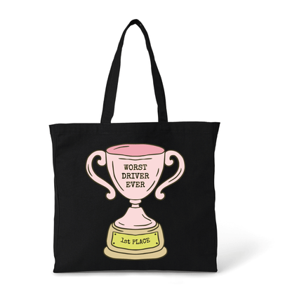 WORST DRIVER EVER TOTE BAG - Stick N It