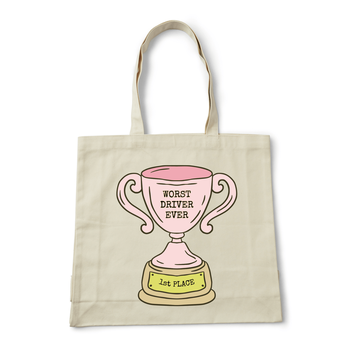 WORST DRIVER EVER TOTE BAG - Stick N It