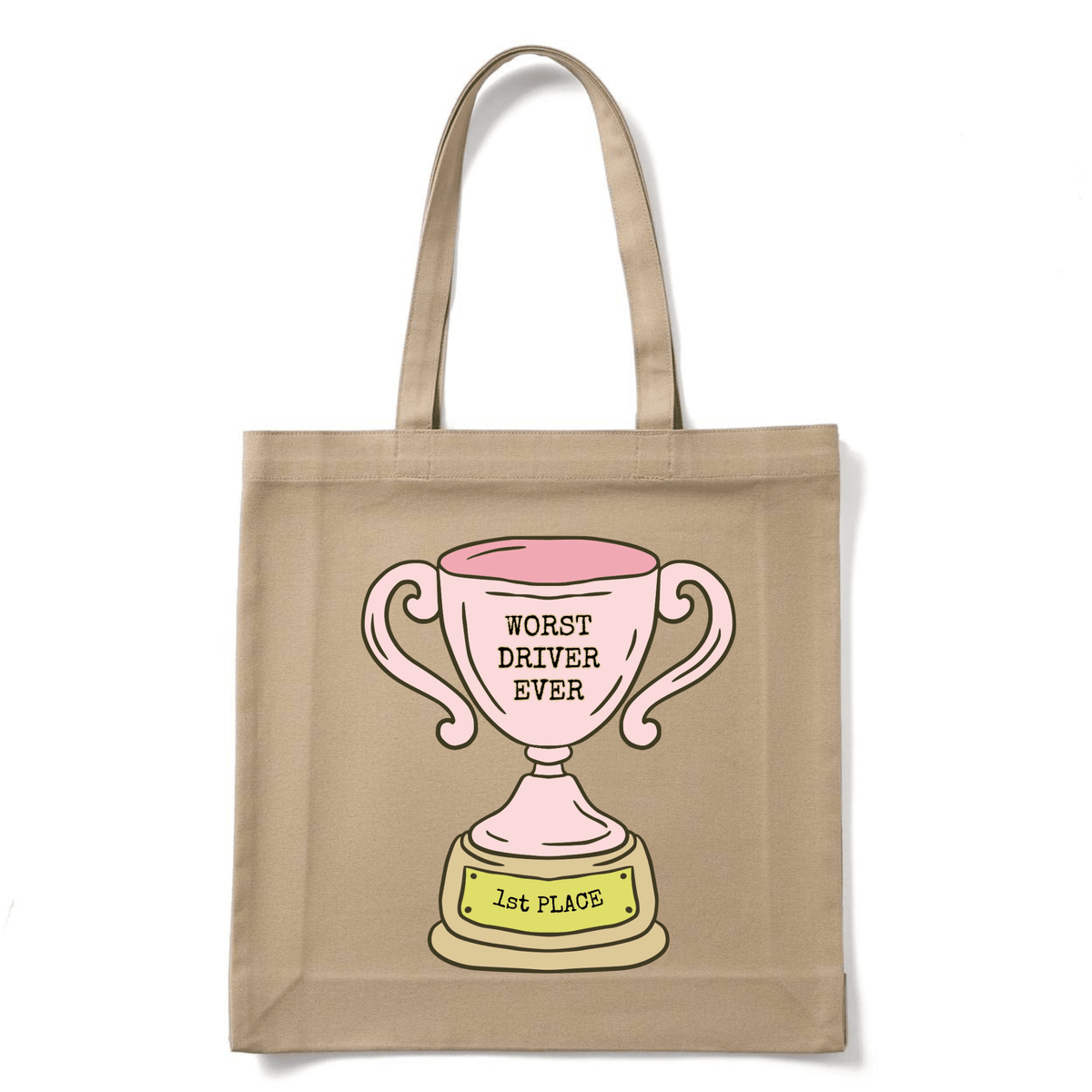 WORST DRIVER EVER TOTE BAG - Stick N It