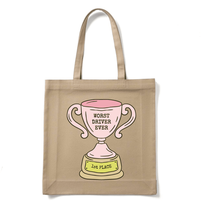WORST DRIVER EVER TOTE BAG - Stick N It