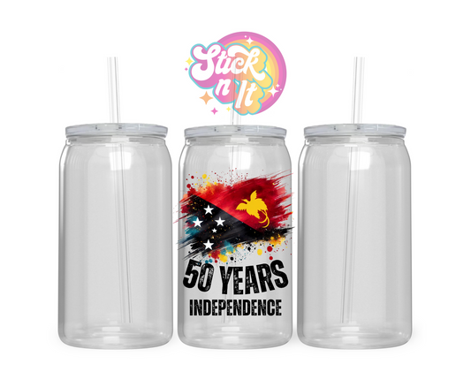 LIMITED EDITION | PNG | 50 YEARS OF INDEPENDENCE ACRYLIC CUPS