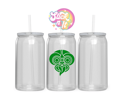 AOTEAROA NZ TANIWHA HEAD ACRYLIC CUP - Stick N It