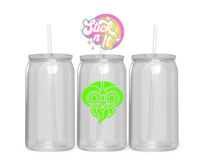 AOTEAROA NZ TANIWHA HEAD ACRYLIC CUP - Stick N It