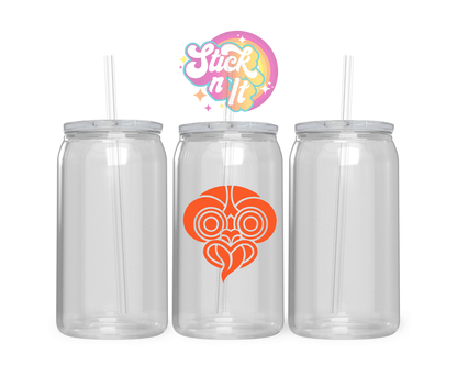 AOTEAROA NZ TANIWHA HEAD ACRYLIC CUP - Stick N It