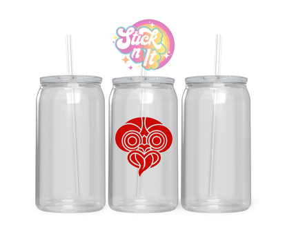 AOTEAROA NZ TANIWHA HEAD ACRYLIC CUP - Stick N It