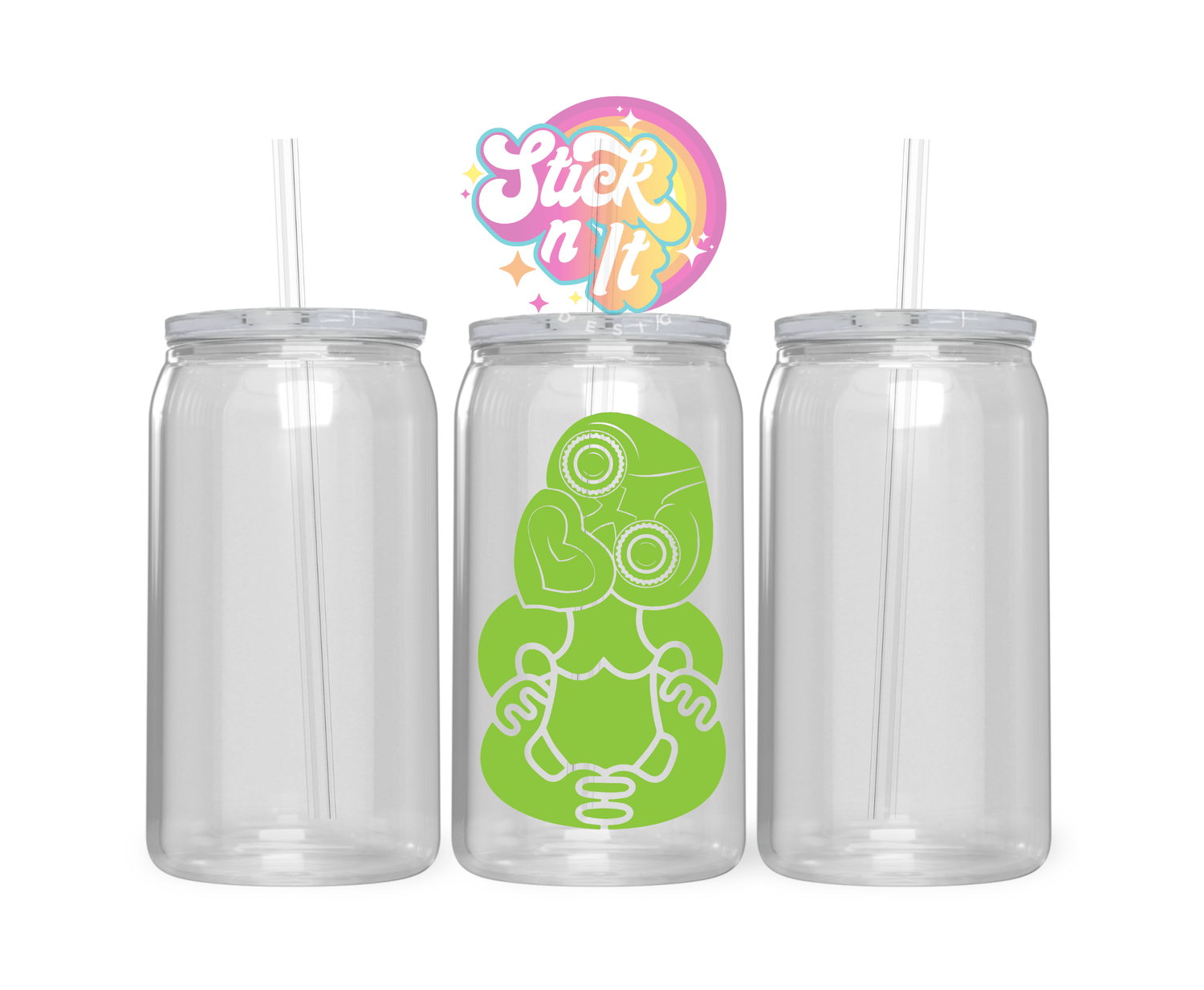 AOTEAROA NZ TIKI ACRYLIC CUP - Stick N It