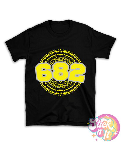 COOK ISLANDS 682 BLACK SHIRT - Stick N It