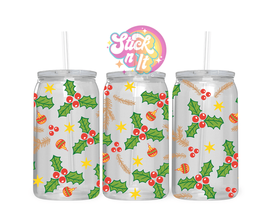 MISTLETOE ACRYLIC CUP - Stick N It