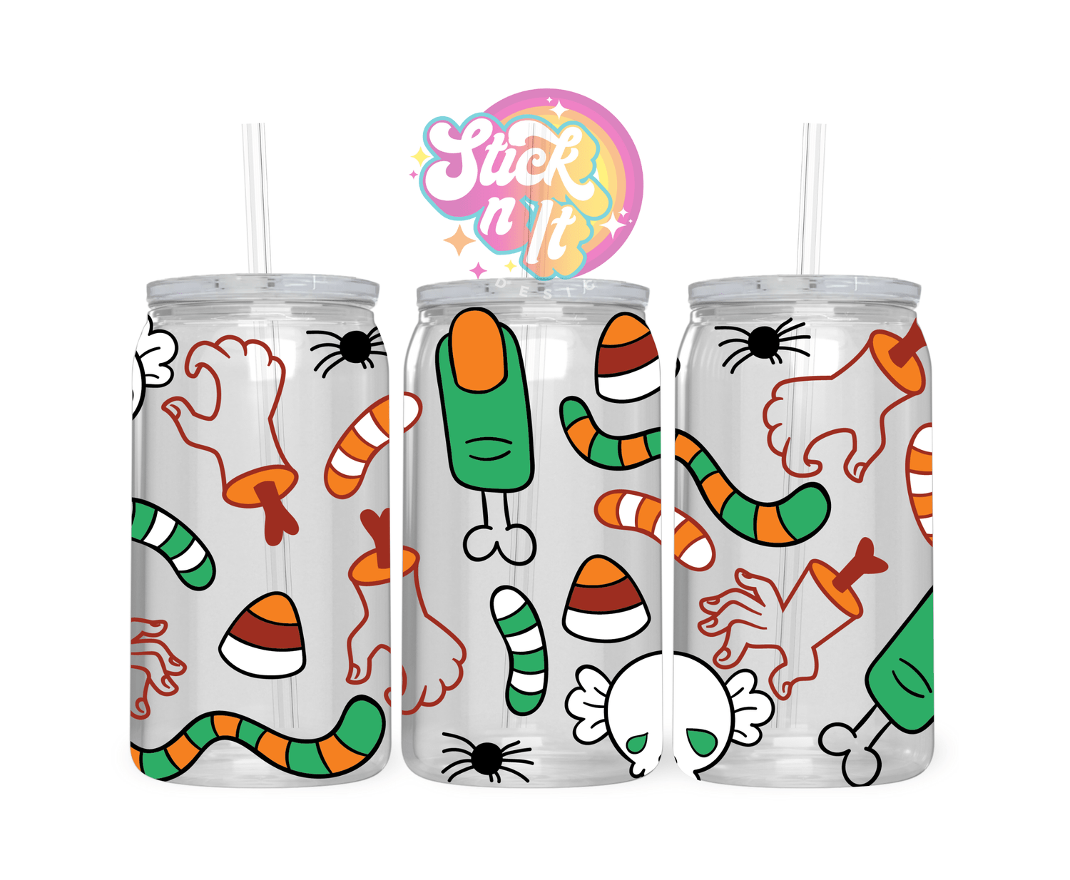 HALLOWEEN CANDY ACRYLIC CUP - Stick N It