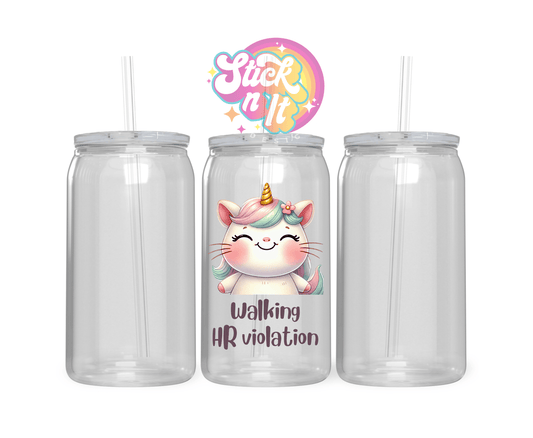 HR VIOLATION ACRYLIC CUP - Stick N It