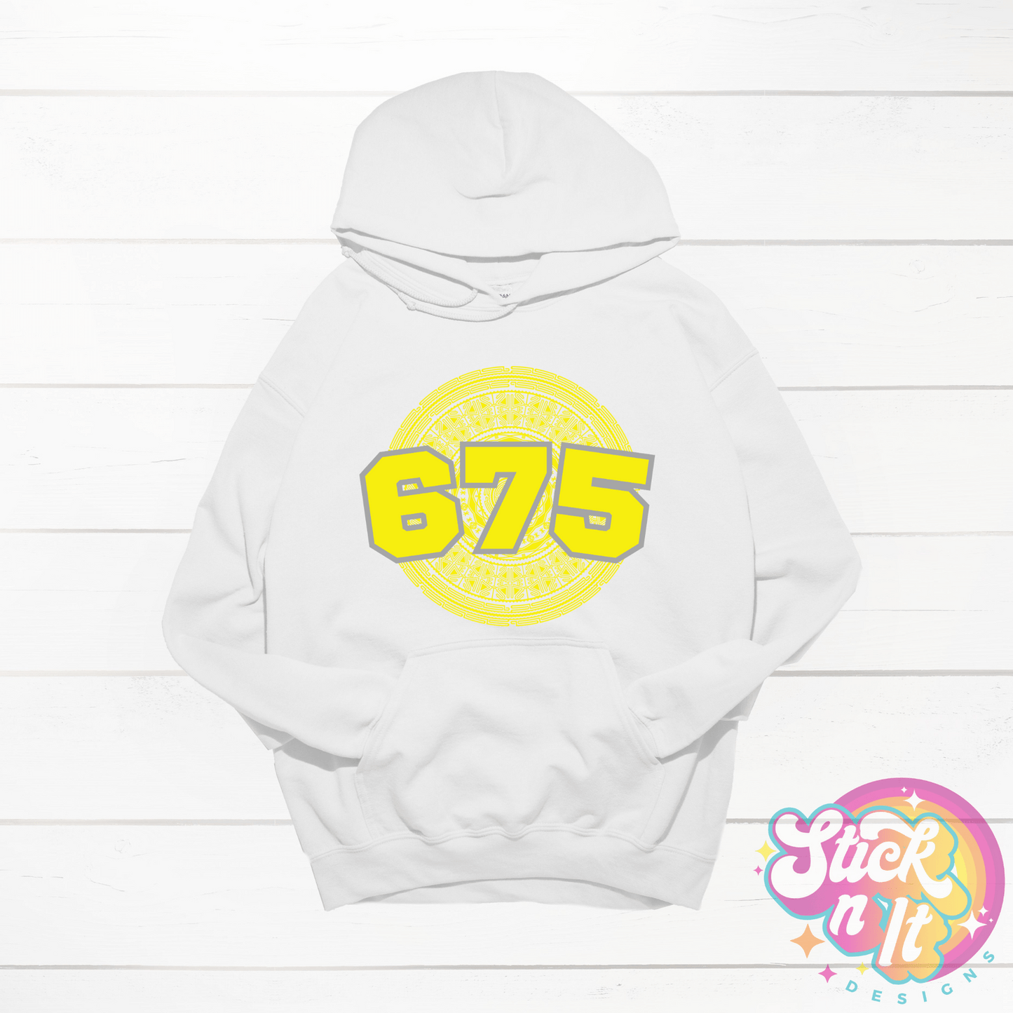 PAPUA NEW GUINEA 675 WHITE HOODIE - Stick N It