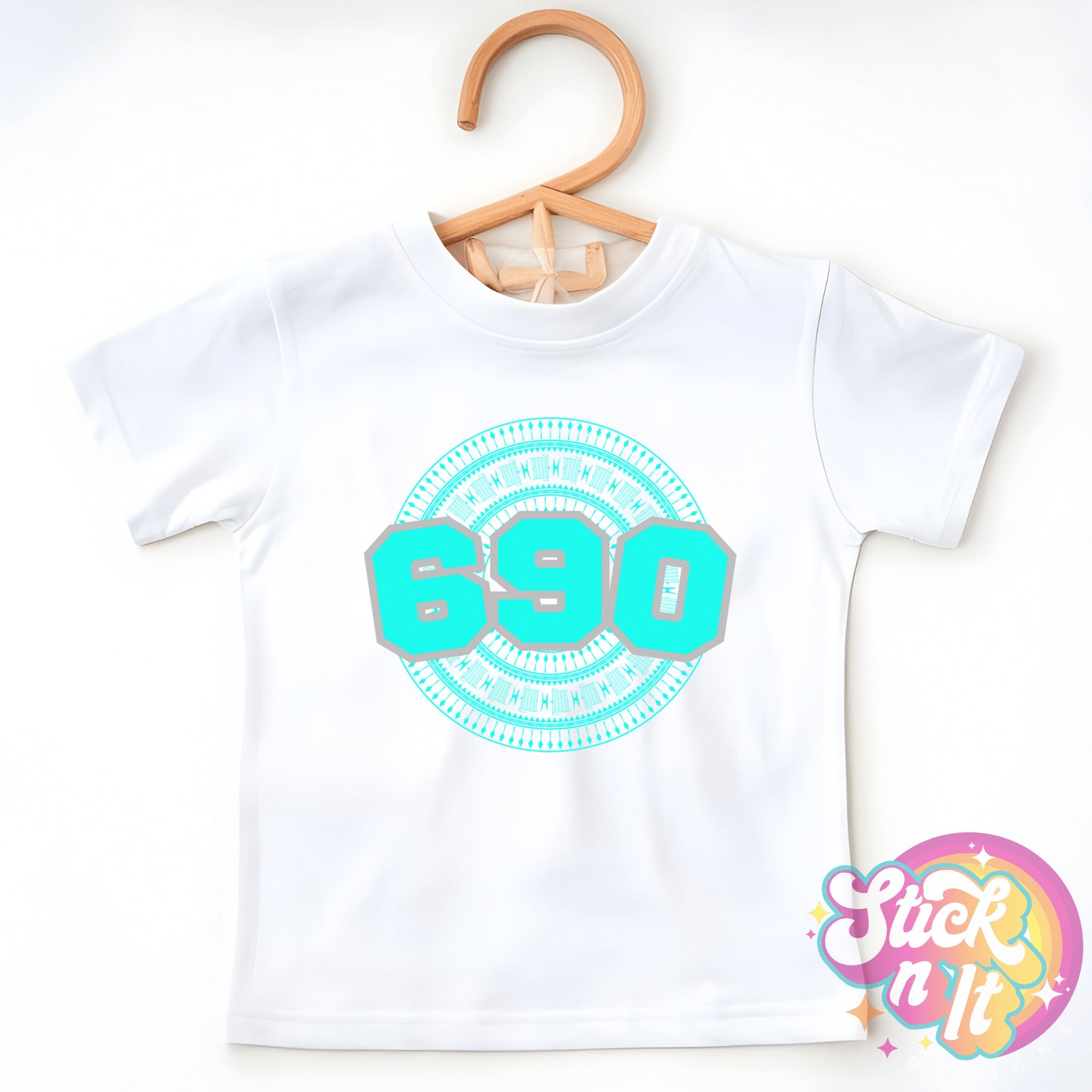 TOKELAU 690 KIDS WHITE SHIRT - Stick N It