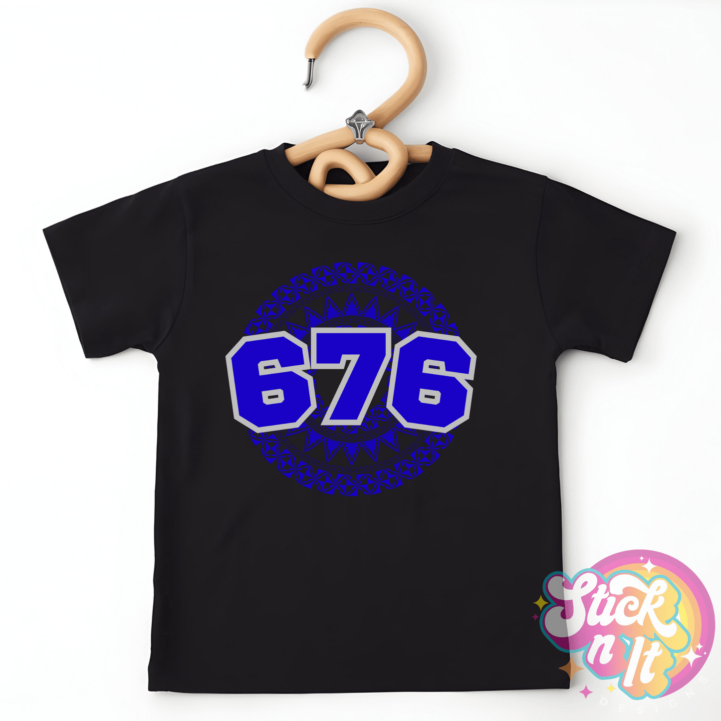 TONGA 676 KIDS BLACK SHIRT - Stick N It