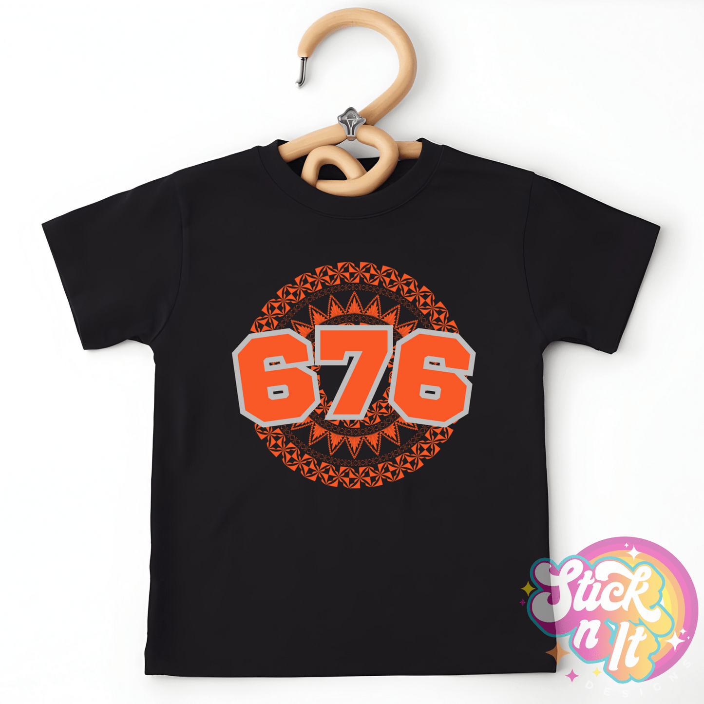 TONGA 676 KIDS BLACK SHIRT - Stick N It