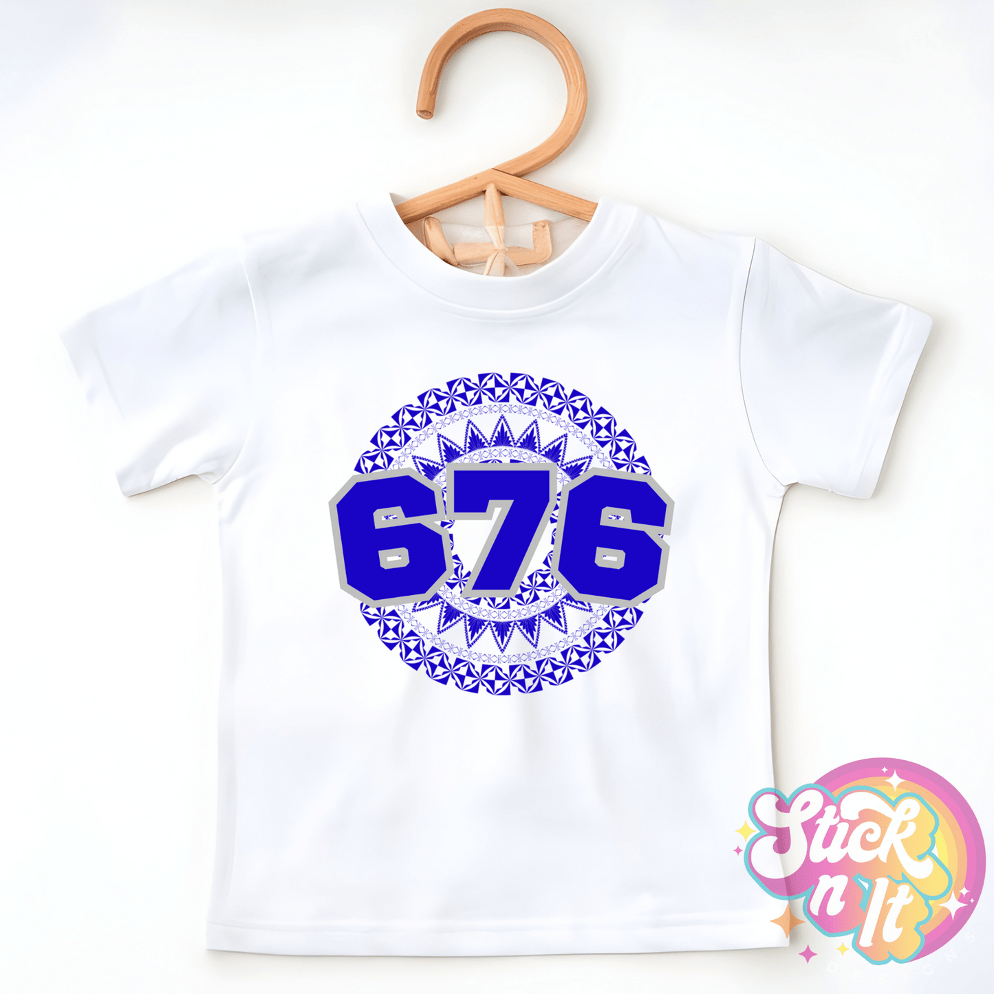 TONGA 676 KIDS WHITE SHIRT - Stick N It