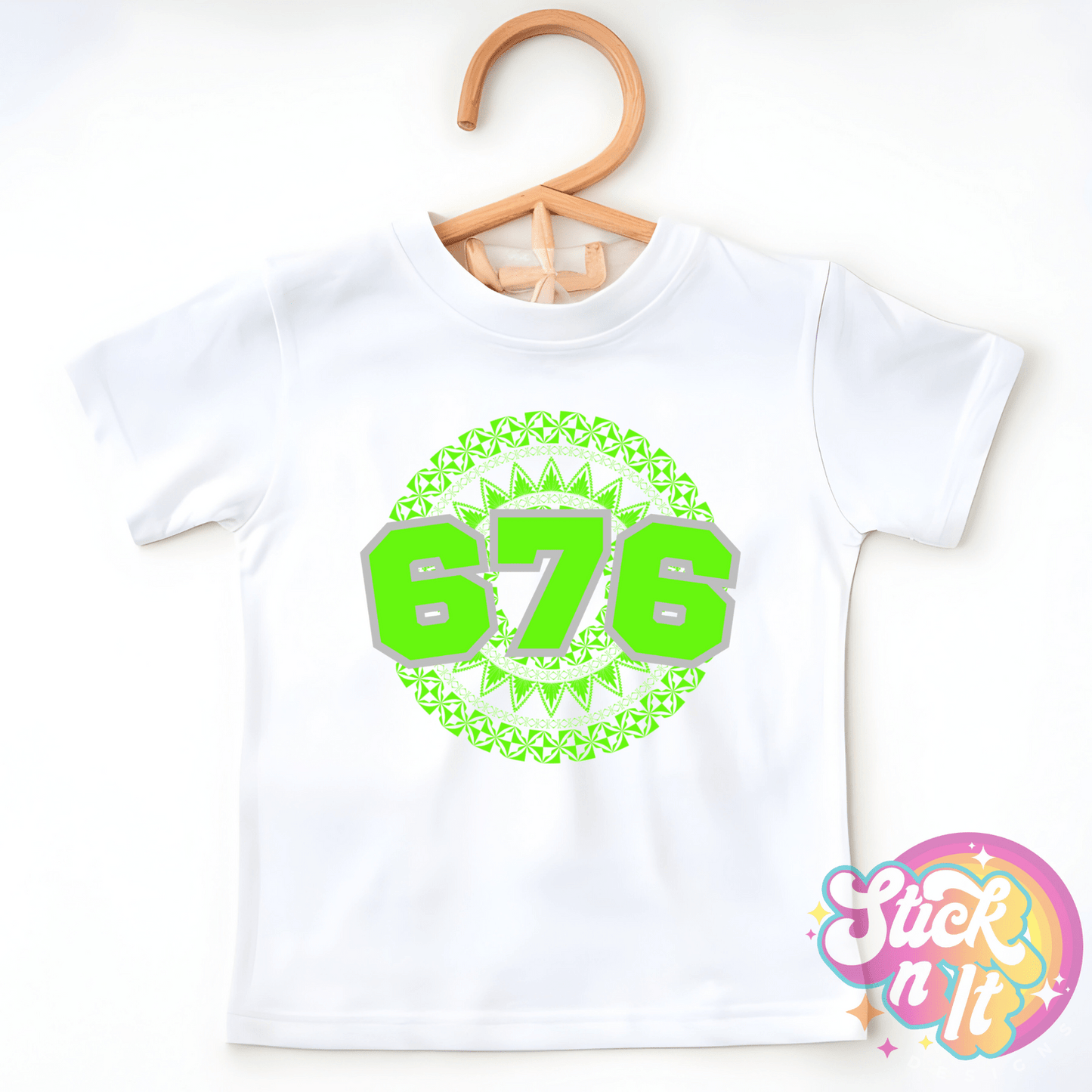 TONGA 676 KIDS WHITE SHIRT - Stick N It